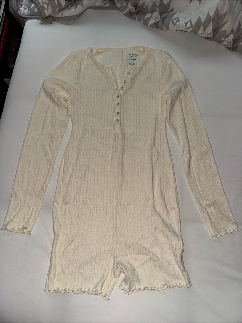 American Eagle lounge long sleeve romper